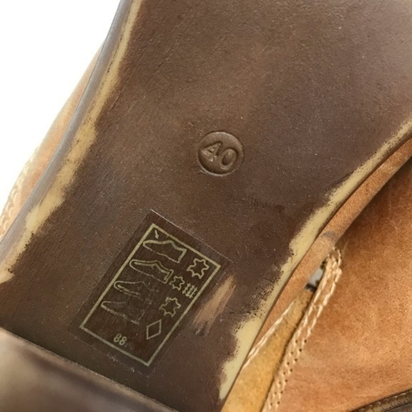 Aldo Carmel Leather Block Heel Ankle Booties Size 9 - Picture 11 of 13